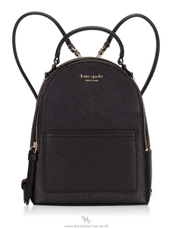 Kate Spade Cameron Mini Convertible Backpack Black