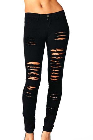 ripped skinny jeans