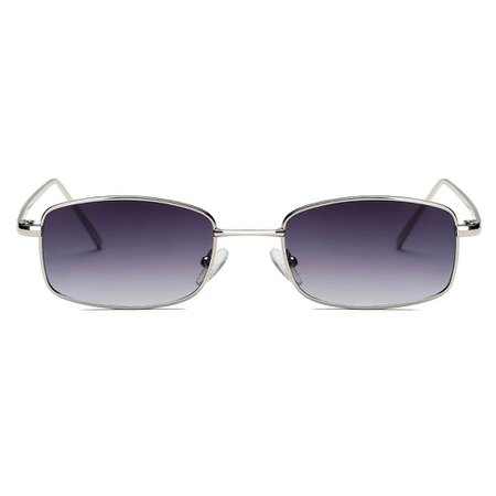 GARNER | S2076 - Retro Vintage Slim Rectangle Sunglasses - Cramilo Eyewear - Stylish Trendy Affordable Sunglasses Clear Glasses Eye Wear Fashion
