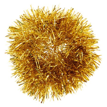 Medium Tinsel Hair Scrunchie - Gold | Claire's US