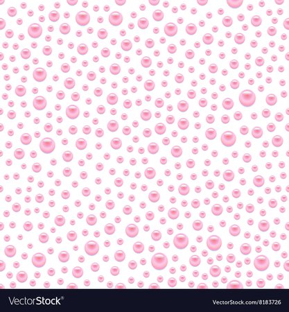 Scattered pink pearls beads Royalty Free Vector Image