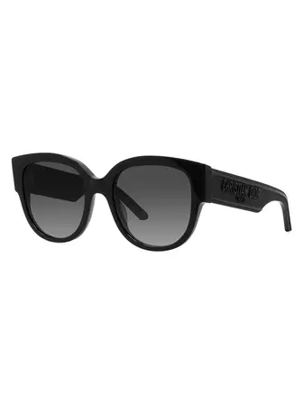 Shop Dior Wildior BU 54MM Cat-Eye Sunglasses | Saks Fifth Avenue