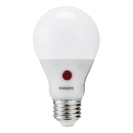 Philips 60-Watt Equivalent A19 LED Light Bulb Dusk-Till-Dawn Soft White-466581 - The Home Depot