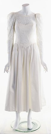 LAURA ASHLEY Wedding Dress Vintage Laura Ashley White Dress | Etsy