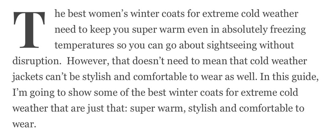 WarmWinter Coat