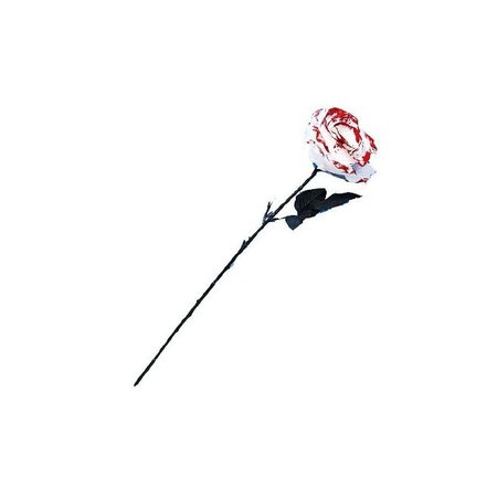 Bouquet of 5 White Roses With Blood Petals - Accessory - from A2Z Kids UK