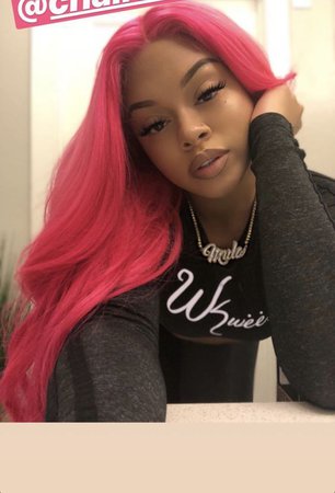 Pinterest - ISEE HAIR Pink Hair Wig Silky Straight 13x4 Lace Front Human Hair Wigs for Women with Baby Hair High Quality | Best Hair Color&Hair Style Ideas
