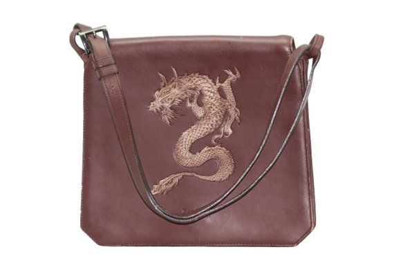 Jean Paul Gaultier leather dragon bag | Etsy