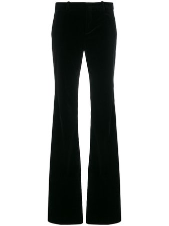 Shop black Gucci flared trousers with Express Delivery - Farfetch