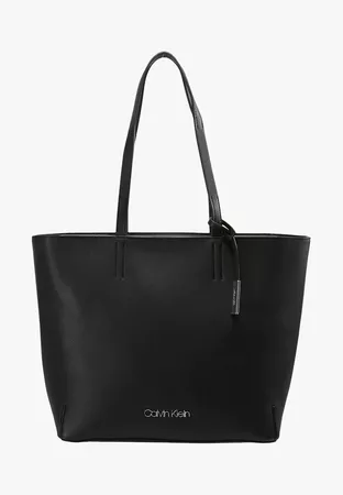 Calvin Klein STITCH SHOPPER - Bolso de mano - black - Zalando.es