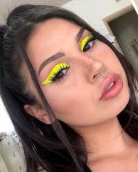 neon yellow eyeshadow - Google Search