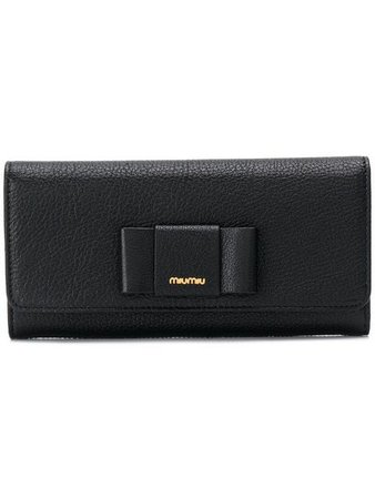 Miu Miu Bow Continental wallet £440 - Buy Online - Mobile Friendly, Fast Delivery