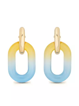 Paco Rabanne XL Link double-hoop Earrings - Farfetch
