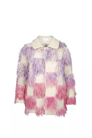 Pink Checker Coat – Lirika Matoshi