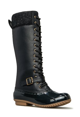 MEELA LACE UP DUCK BOOT