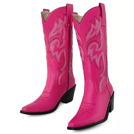 Branco bota western feminina tendencia 2023 texana country femininas roxa sapato de luxo