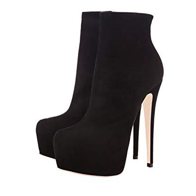 Black Heeled Ankle Boots