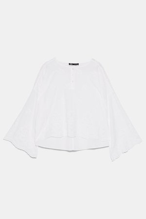EMBROIDERED BLOUSE | ZARA United States