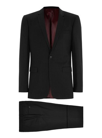 Black Slim Fit Suit - Workwear - Suits - TOPMAN