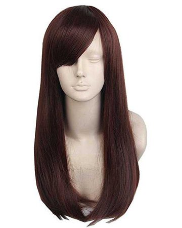 Amazon.com: Topcosplay Women's Cosplay Wig Medium Wavy Synthetic Fiber Costume Hair 19 Inch (Medium Brown): Clothing