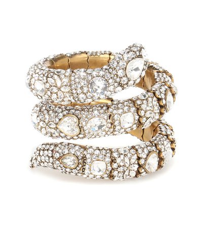 Crystal-Embellished Wrap Bracelet - Gucci | Mytheresa