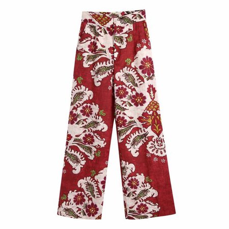 Exotic Print Linen Trousers – Mary Cheffer