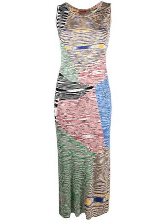 Missoni Striped Print Knitted Dress - Farfetch