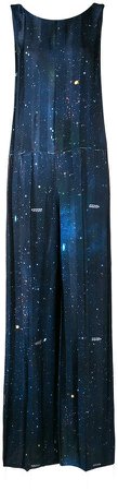 galaxy print jumpsuit
