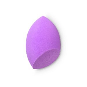 purple make up sponge