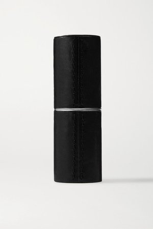 La Bouche Rouge - Refillable Leather Case - Black