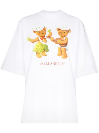 Palm Angels Dancing Bears Oversized T-shirt - Farfetch