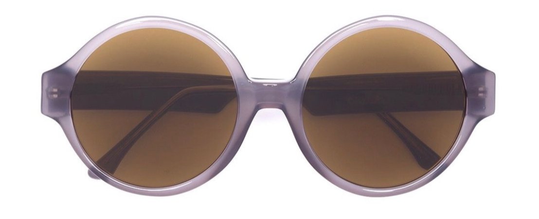 Vera Wang Oversized Round Sunglasses