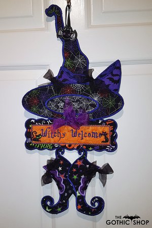 Witchy Welcome Colourful Hanging Decoration | Gifts & ware