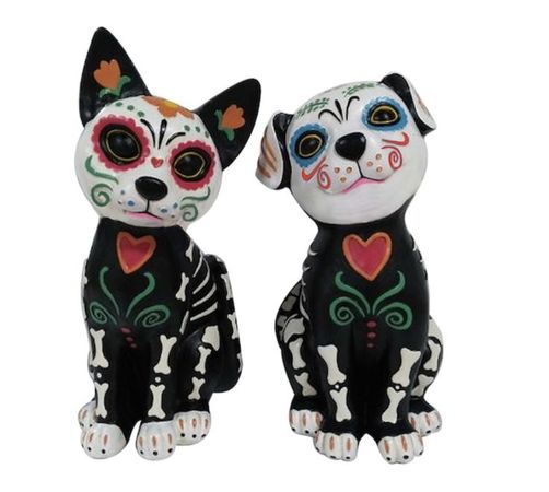 day of dead cat and dog