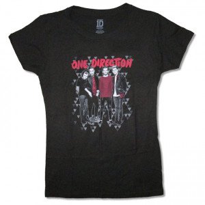 One Direction Standing Pattern Junior Top - One Direction - O - Artists/Groups - Rockabilia