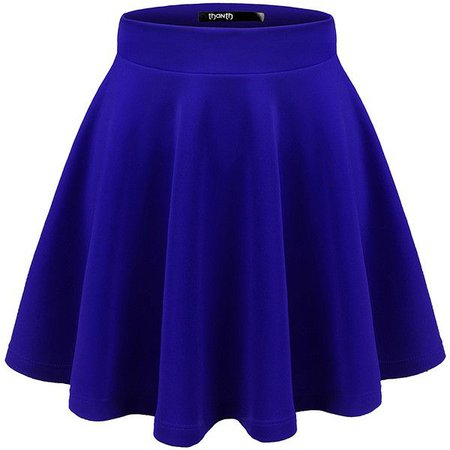 blue circle skirt
