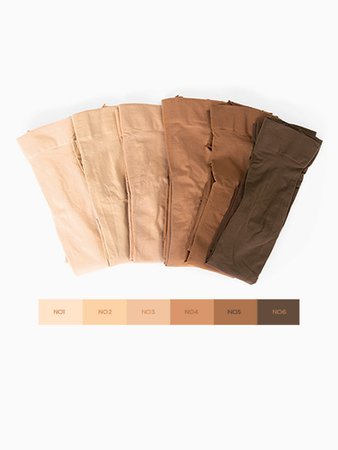 Tights for many skin tones