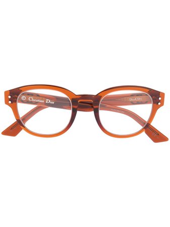 Dior Eyewear Armação De Óculos Oval - Farfetch