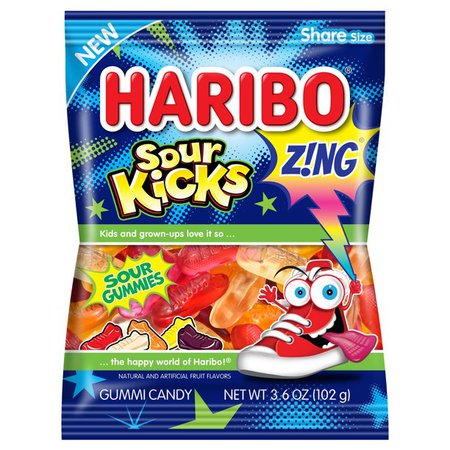 HARIBO Sour Kicks 3.6oz - Walmart.com