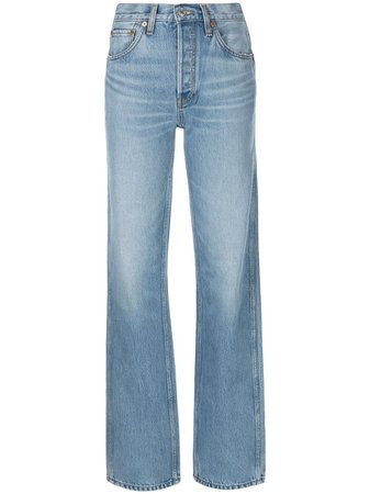 RE/DONE high-rise Organic Cotton Jeans - Farfetch