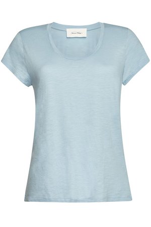 American Vintage - T-Shirt with Cotton - blue