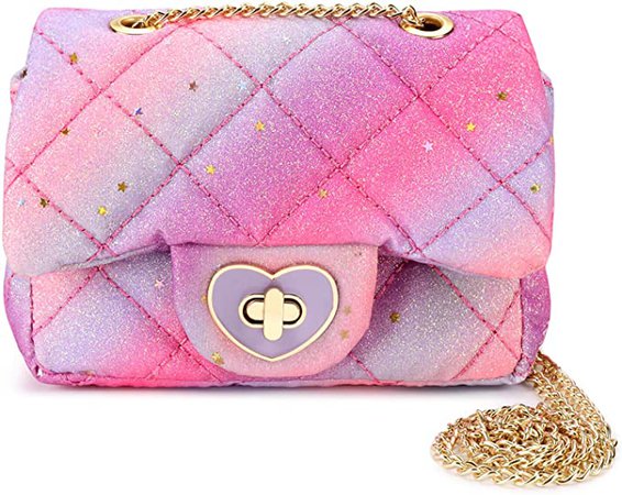 Amazon.com: Mibasies Sparkly Toddler Kids Purse for Little Girls Purses: Clothing