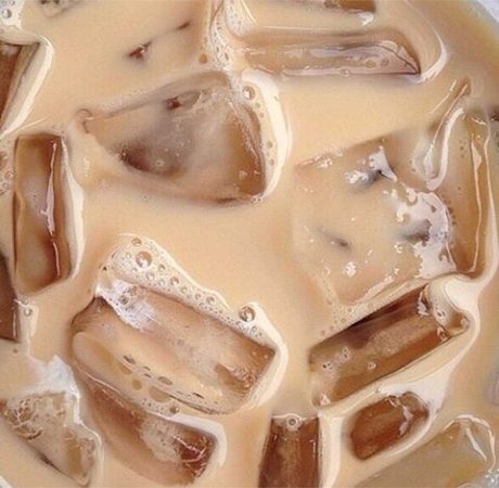 its not ice coffee it’s literally ice with coffee