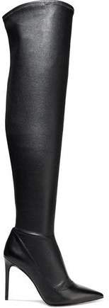 Clayvee Stretch-leather Over-the-knee Boots