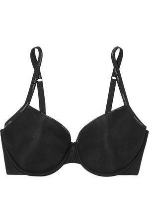 Calvin Klein Underwear | Sheer Marquisette stretch-mesh underwired bra | NET-A-PORTER.COM