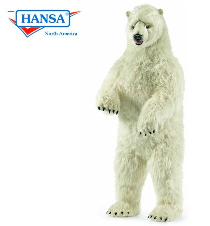 Lifelike Polar Bear, Lifesize, Upright (3650)