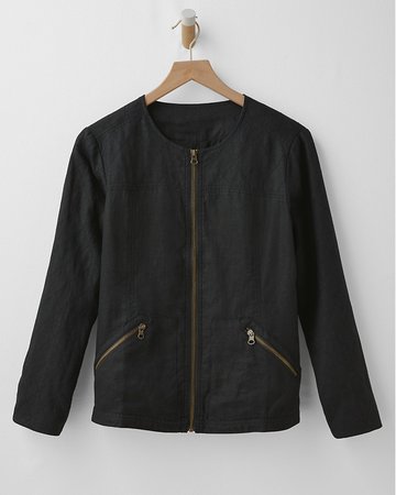 Everyday Linen Jacket | Garnet Hill