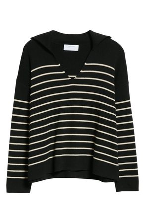 La Ligne Sailor Stripe Cotton Sweater | Nordstrom