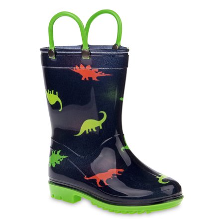 Josmo Dino-rific Rain Boots with Handle (Little Boys & Big Boys) - Walmart.com - Walmart.com