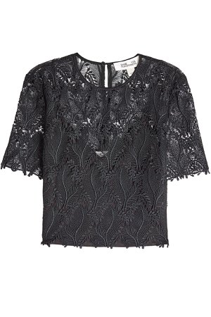 Embroidered Lace Top Gr. US 6